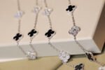 [Eternal Jewelry]CLOVER 20 MOTIFS ONYX DIAMOND SILVER - 图片 3
