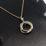 [Eternal Jewelry]TRINITY SILVER GOLD PINK GOLD NECKLACE - 图片 4