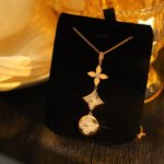 [Eternal Jewelry]STAR AND SUN DIAMOND PINK GOLD NECKLACE - 图片 2
