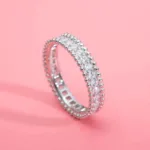 [Eternal Jewelry]PERLEE DIAMOND SILVER RING - 图片 2