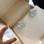 [Eternal Jewelry]CLOVER COMOS DIAMOND EARRINGS SILVER - 图片 7