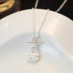 [Eternal Jewelry]POP H PEDANT SILVER NECKLACE - 图片 6