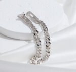 [Eternal Jewelry]KELLY CHAIN SILVER DIAMOND BRACELET - 图片 4