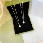 [Eternal Jewelry]CLOVER MINI 9.5MM WHITE MOTHER-OF-PEARL NECKLACE - 图片 2
