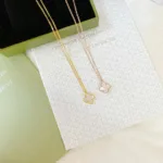 [Eternal Jewelry]CLOVER MINI 9.5MM WHITE MOTHER-OF-PEARL NECKLACE - 图片 4