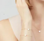 [Eternal Jewelry]CLOVER MINI 9.5MM WHITE MOTHER-OF-PEARL NECKLACE - 图片 5