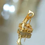 [Eternal Jewelry]CLOVER MEDIUM 1 MOTIFS  WHITE MOP STUD EARRINGS - 图片 6