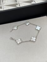 [Eternal Jewelry]CLOVER SILVER MOP 5 MOTIF BRACELET - 图片 3