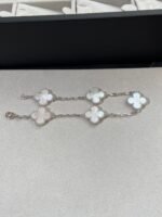 [Eternal Jewelry]CLOVER SILVER MOP 5 MOTIF BRACELET - 图片 4