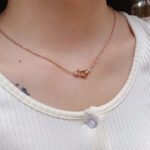[Eternal Jewelry]FORCE 10 PINK GOLD DIAMOND NECKLACE - 图片 4