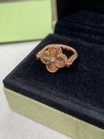 [Eternal Jewelry]CLOVER RIVERSIBLE PINK GOLD RING - 图片 8