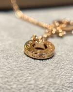 [Eternal Jewelry]DREAM MALACHITE DIAMOND PAVED PINK GOLD NECKLACE - 图片 7