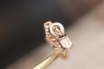 [Eternal Jewelry]SERPENT PINK GOLD DIAMOND EARRINGS - 图片 5