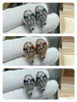 [Eternal Jewelry]SERPENT DIAMOND STUD EARRINGS - 图片 7