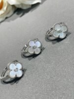 [Eternal Jewelry]CLOVER SILVER MOP DIAMOND RING - 图片 4