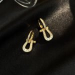 [Eternal Jewelry]FORCE 10 FULL DIAMOND DROP EARRINGS MEDIUM MODEL - 图片 3