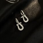 [Eternal Jewelry]FORCE 10 FULL DIAMOND DROP EARRINGS MEDIUM MODEL - 图片 4