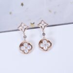[Eternal Jewelry]STAR AND SUN PINK GOLD MOP DROP EARRINGS