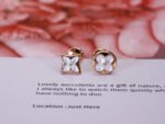 [Eternal Jewelry]STAR AND SUN PINK GOLD MOP STUD EARRINGS - 图片 8