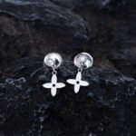 [Eternal Jewelry]VIDYLLE SILVER DIAMOND MINI DROP EARRINGS - 图片 3