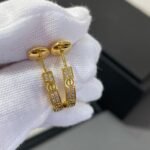 [Eternal Jewelry]LOVE DIAMOND GOLD HOOP EARRINGS - 图片 2