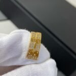 [Eternal Jewelry]LOVE DIAMOND GOLD HOOP EARRINGS - 图片 3