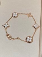 [Eternal Jewelry]STAR AND SUN 5 MOTIF MOP PINK GOLD BRACELET - 图片 3