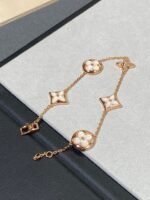 [Eternal Jewelry]STAR AND SUN 5 MOTIF MOP PINK GOLD BRACELET - 图片 4