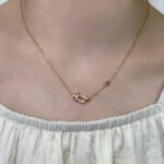 [Eternal Jewelry]FORCE 10 DIAMOND PINK GOLD NECKLACE - 图片 2