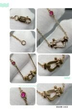 [Eternal Jewelry]FORCE 10 DIAMOND PINK GOLD NECKLACE - 图片 7