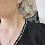 [Eternal Jewelry]POP H SKY BLUE NECKLACE - 图片 3