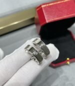 [Eternal Jewelry]LOVE 5.5MM 1 DIAMOND EARRINGS - 图片 5