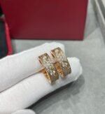 [Eternal Jewelry]LOVE 5.5MM DIAMOND PAVED EARRINGS - 图片 3