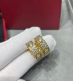 [Eternal Jewelry]LOVE 5.5MM DIAMOND PAVED EARRINGS - 图片 4