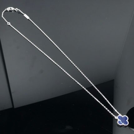 [Eternal Jewelry]CLOVER PIETERSITE SILVER LONG NECKLACE