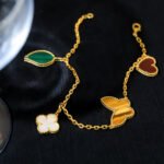 [Eternal Jewelry]LUCKY SPRING 5 MOTIF GOLD BRACELET - 图片 7