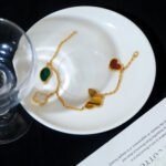 [Eternal Jewelry]LUCKY SPRING 5 MOTIF GOLD BRACELET - 图片 8