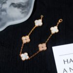 [Eternal Jewelry]CLOVER BRACELET 5 MOTIF WHITE MOP DIAMOND - 图片 9