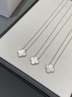 [Eternal Jewelry]CLOVER MEDIUM SILVER WHITE MOP NECKLACE - 图片 8