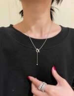 [Eternal Jewelry]FINESSE SILVER DIAMOND NECKLACE - 图片 5