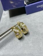 [Eternal Jewelry]BEE LOVE DIAMOND HOOP EARRINGS - 图片 4