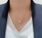 [Eternal Jewelry]BEE LOVE DIAMOND PAVED 3 ROW NECKLACE - 图片 2