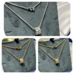 [Eternal Jewelry]BEE LOVE DIAMOND PAVED 3 ROW NECKLACE - 图片 8