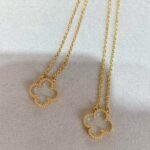 [Eternal Jewelry]CLOVER ROCK CRYSTAL ROSE GOLD NECKLACE - 图片 2