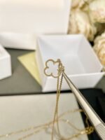 [Eternal Jewelry]CLOVER ROCK CRYSTAL ROSE GOLD NECKLACE - 图片 6