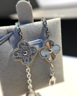 [Eternal Jewelry]CLOVER 5 MOTIF SILVER DIAMOND BRACELET - 图片 6