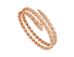 [Eternal Jewelry]SERPENTI BRACELET PINK GOLD DIAMOND DOUBLE ROW - 图片 2