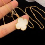 [Eternal Jewelry]CLOVER 25MM MOP LARGE PENDANT NECKLACE - 图片 7