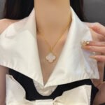 [Eternal Jewelry]CLOVER 25MM MOP LARGE PENDANT NECKLACE - 图片 8