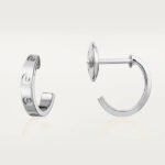 [Eternal Jewelry]LOVE EARRINGS 2.65MM SILVER - 图片 2